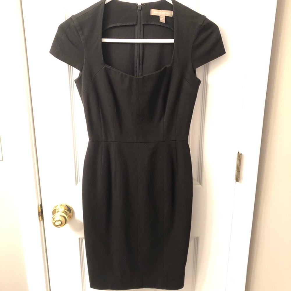Banana Republic Black Shift Dress
